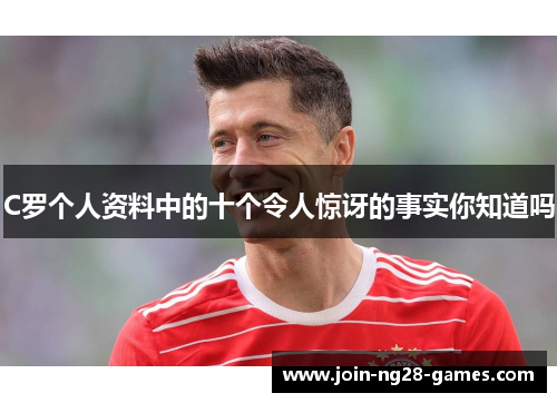 C罗个人资料中的十个令人惊讶的事实你知道吗